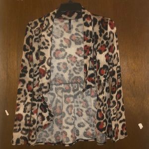 Leopard print sweater
